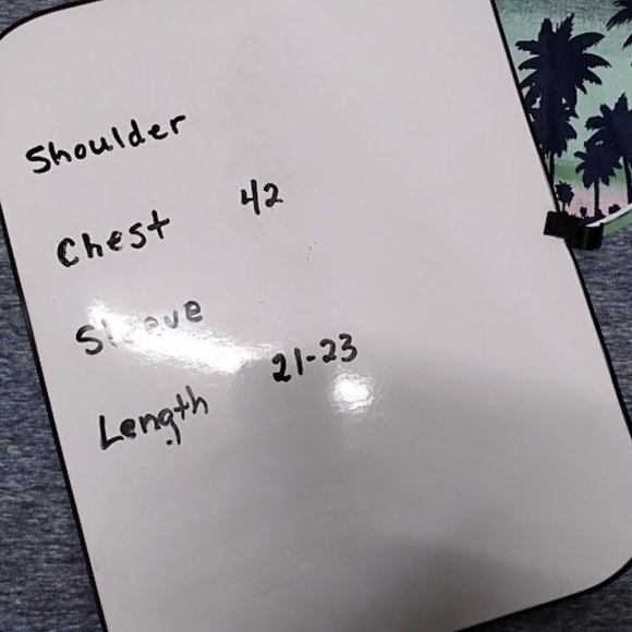 Lucky Brand Graphic Palm Tree Tee Blue Long Sleeved Size L - Picture 3 of 7